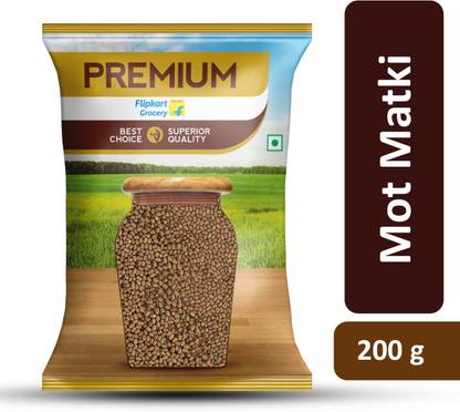 Premium Unpolished Mot Matki (Whole) by Flipkart Grocery