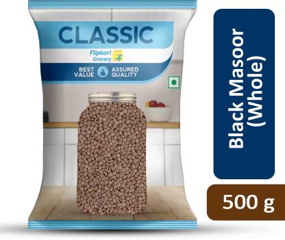 Classic Black Masoor Dal (Whole) by Flipkart Grocery