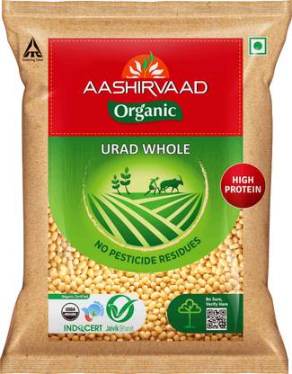 AASHIRVAAD Organic White Urad Dal (Whole)