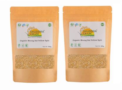 ShuddhaGram Organic Yellow Moong Dal (Split)