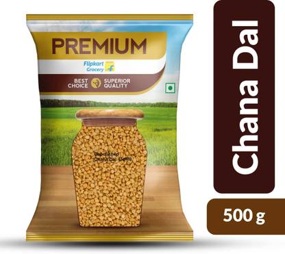 Premium Unpolished Chana Dal (Split) by Flipkart Grocery