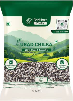 FarMart Black Urad Dal (Split/Chilka) (Urad chilka)
