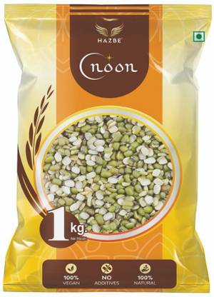 HAZBE Unpolished Green Moong Dal (Split)