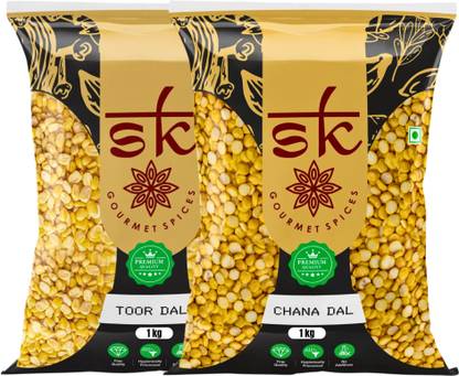 SK GOURMET SPICES Organic Yellow Combo (Whole) (Dals & Pulses, Groceries)