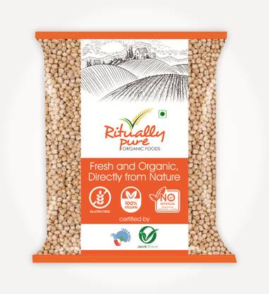 Ritually Pure Organic White Kabuli Chana (Whole)