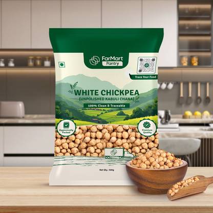FarMart White Kabuli Chana (Whole) (Kabui chana)