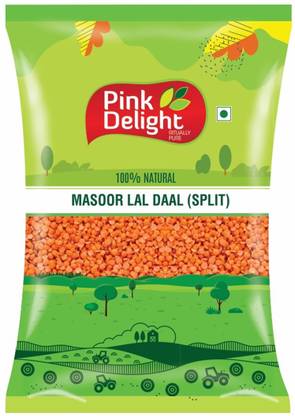 Pink Delight Red Masoor Dal (Split) (Dry & Unpolished)