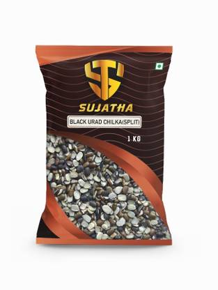 SUJATHA Black Urad Dal (Split) (SujathaTraders Premium Quality Kala Urad Chilka)