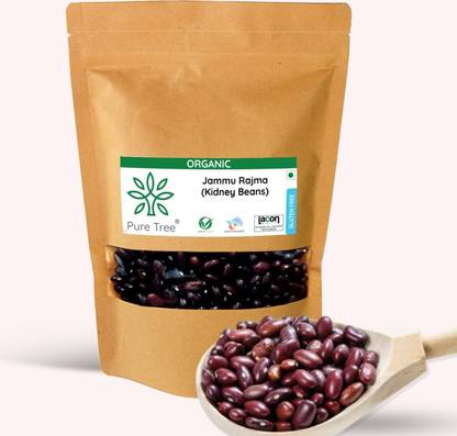 Pure Tree Organic Red Rajma (Whole) (Jammu rajma)