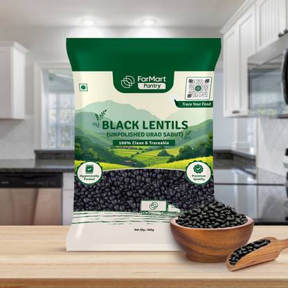 FarMart Black Urad Dal (Whole) (Urad dal)