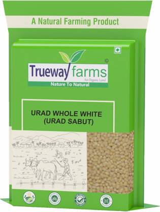 Trueway farms Organic White Urad Gota (Whole)