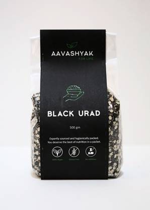 Aavashyak Black Urad Dal (Split) (Urad Dal)