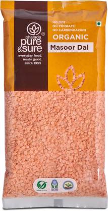 Pure & Sure Organic Masoor Dal (Split)