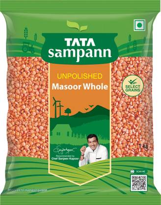 Tata Sampann Organic Masoor Dal (Whole)