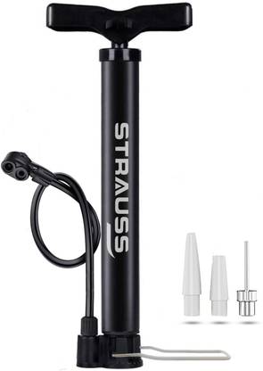 Strauss Double Action Air Bicycle Pump Black at Best Price