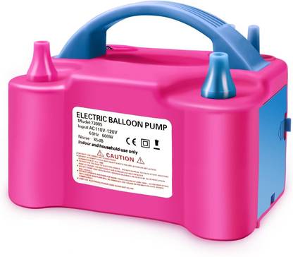 SEVEN STROKES Electric Balloon Pump, Portable Electric Balloon Blower Machine Balloon Air Pump Balloon Pump
