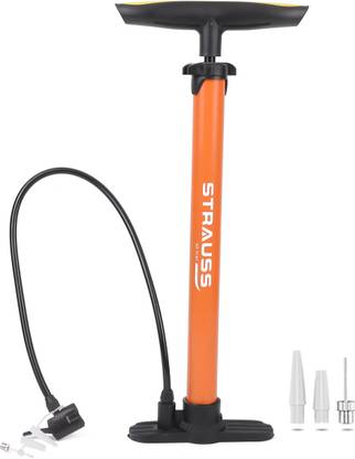 Strauss Hand Air Pump, Double Action (Large) साइकिल, बॉल, गुब्बारा पंप