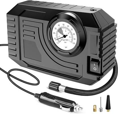 ZSIGNS Tire Inflator Portable Air Compressor 12V Small Air Pump for Car Tires Bicycle Bicycle, Balloon, Car, Motorcycle Pump