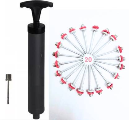 vishal traders Football pump, Basketball pump, volleyball pump with 20 needles Volleyball Pump, Football Pump, Basketball Pump Pump