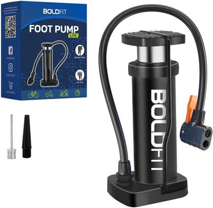 BOLDFIT Air pump for Bike, Car and Cycle Tyres Ball, Balloon, Bicycle, Volleyball Pump Pump