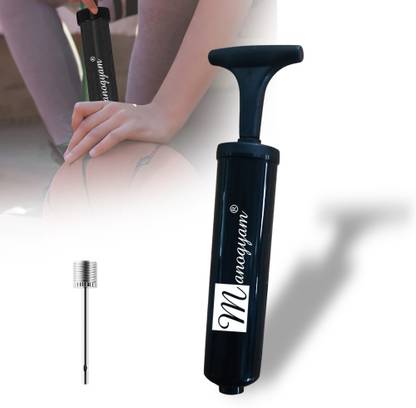 Manogyam Pro Ball Inflator Pump for Footballs with Needle Included Ball Pump