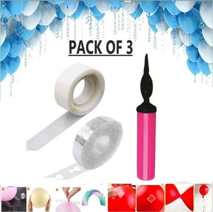 ALMaryah Air balloon pump with glue dot & Arch strip for balloon Balloon Pump