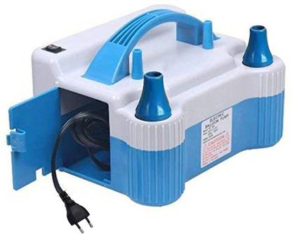 Party Propz Electric Balloon Blower / Balloon Pump Electric - 2 Nozzle Electric Air गुब्बारा पंप