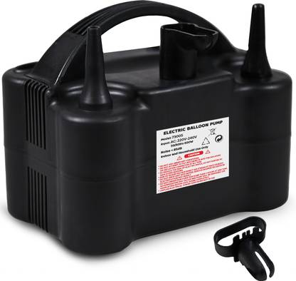 toyden Electric Air Balloon Pump Portable Dual Nozzle Electric Blower Air Pump Inflator Balloon Pump