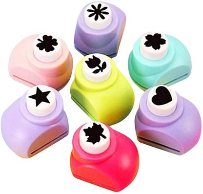 FATFISH diy art & craft punch kit for school projects (designs as per stock) Punches & Punching Machines