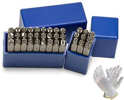Implemental 3MM Steel Metal Stamping kit Number & Alphabet Stamps Tools DIY Jewelry Logo Punches & Punching Machines