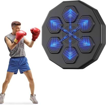 lucario Music Bluetooth Boxing Machine with 6 Speed Modes and Bluetooth Sensor Hanging Bag