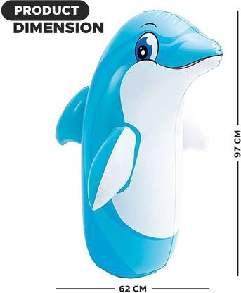 KidsZeeNie Inflatable Hit Me Balencing Toy | Pop Up BOP Doll Self Balancing Punching Bag Standing Bag