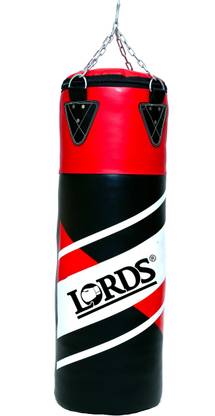 Lords Punching Bag Synthetic Leather red/black (Unfilled) Hanging Bag