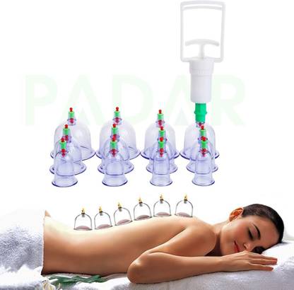 PADAR Pull Out Vacuum Cup Kit Massage Suction Acupuncture Blood Circulation Massager Punctum Dilator