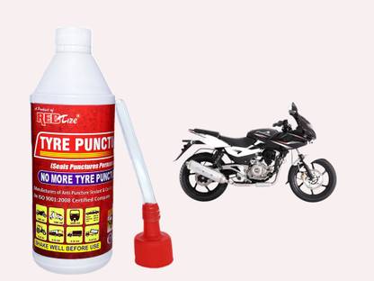 Redtize Tubeless Tyre Sealant Anti Puncture Liquid for Bike & Car Tyre Tubeless Tubeless Tyre Puncture Repair Kit