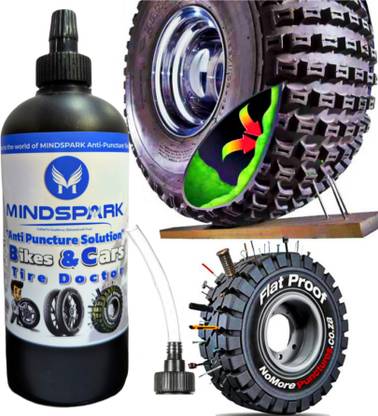 MTD Mindspark Solution (500ml) Tubeless Tyre Puncture Repair Kit Tubeless Tyre Puncture Repair Kit