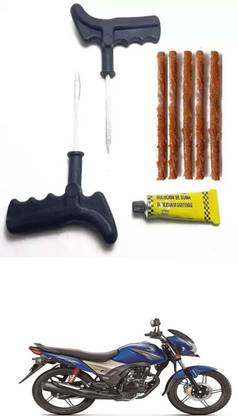 Accessorique Bike Puncher Repair Kit For Shine Tubeless Tyre Puncture Repair Kit