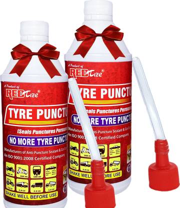 COMICAL Tyre Puncture Solution Tubeless Tire Sealant Pack Of 2 Tubeless Tyre Puncture Tubeless Tyre Puncture Repair Kit