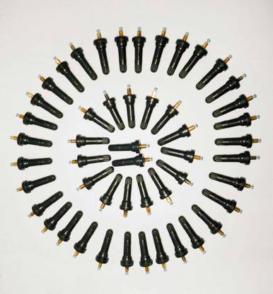 GANESHA INDUSTRIES Sensor Valve Stem for Car Single Hole Nut 50Pcs(TPMS) Sensor Valve, Vehicle Car Tubeless Tyre Puncture Repair Kit