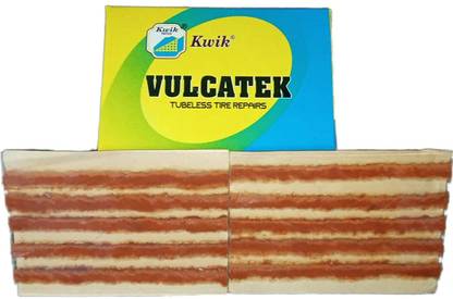 GANESHA INDUSTRIES Kwik Vulcatek Tubeless Tyre Puncture Repair Strips 25 for Car, Bikes Tubeless Tyre Puncture Repair Kit