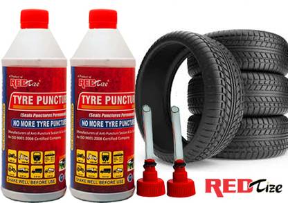 Redtize Anti Puncture Tyre Liquid | Tyre Anti Puncture Sealant Tubeless Tyre Puncture Repair Kit