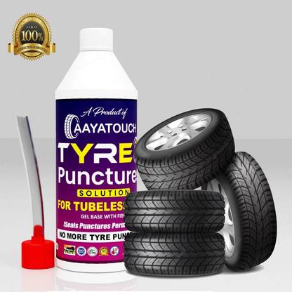 New Face Tubeless Tire Sealant | Anti Puncture Liquid for Bike & Car Tyre Tubeless Tyre Tubeless Tyre Puncture Repair Kit