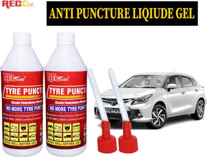 Redtize DERV Tire Sealant | Anti Puncture Liquid for Bike & Car Tyres PACK OF 2 Tubeless Tyre Puncture Repair Kit