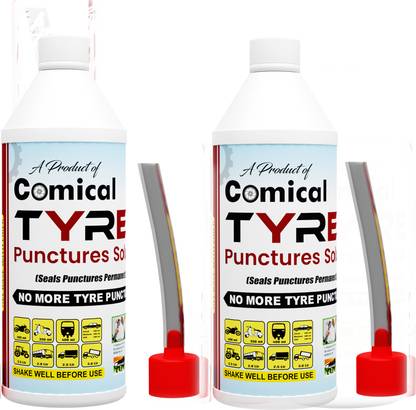 COMICAL Anti Puncture Tyre Sealant for All Two Wheeler Pack Of 2 Tubeless Tyre Puncture Repair Kit