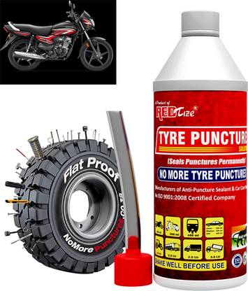 Redtize KJHG Tire Sealant | Anti Puncture Liquid for Bike & Car Tubeless Tyre Puncture Repair Kit