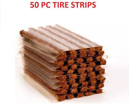 SK ENTERRPRICES Tubeless Tyre Puncture Repair strips (50) with best quality Tubeless Tyre Puncture Repair Kit