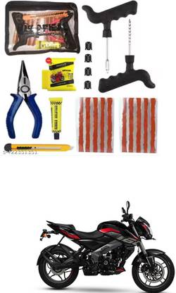 APICAL New Puncture Repair Tool Kit With (Storage Bag ) For Pulsar 160 NS DTS-i Tubeless Tyre Puncture Repair Kit