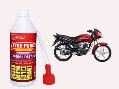 Redtize SADX Tubeless Tyre Sealant Anti Puncture Liquid for Bike & Car Tyre Tubeless Tubeless Tyre Puncture Repair Kit