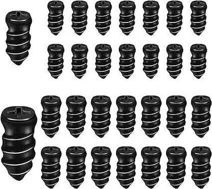WEMOL 10Pcs Tire Repair Nails, Rubber Screw Tire Plugs Self-Service Vacuum Tubed Tyre Puncture Repair Kit
