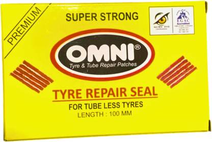 GANESHA INDUSTRIES Omni Tubeless tyre Puncture Repair Strips 25pcs Tubeless Tyre Puncture Repair Kit